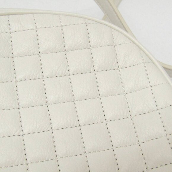 CELINE White Leather Shoulder Bag - Picture 7 of 15